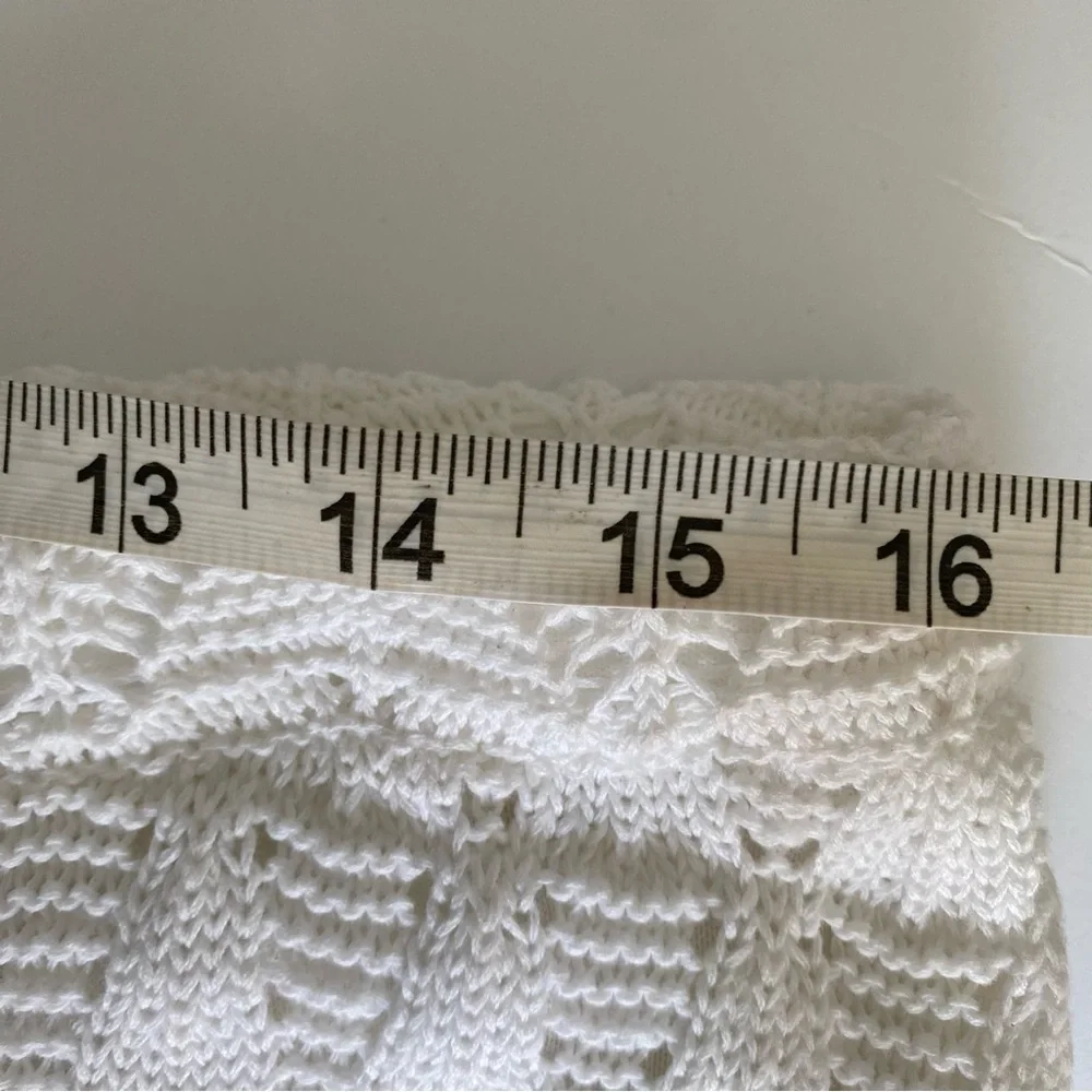Wayf Crochet Pants Cream/White -‎ Size XL NWT